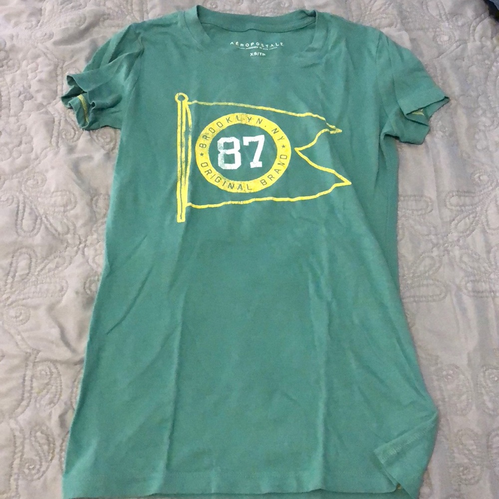 Green Aeropostale Graphic Tee